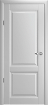 Межкомнатная дверь Эрмитаж 4 ПГ с покрытием Vinil Albero, платина